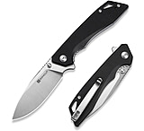 Image of SENCUT Stratex Flipper &amp; Thumb Stud Knife Black G10 Handle 3.17inch Satin Finished 9cr18mov Blade