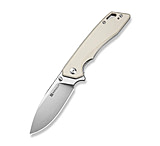 Image of SENCUT Stratex Flipper &amp; Thumb Stud Knife Ivory G10 Handle 3.17inch Satin Finished 9cr18mov Blade
