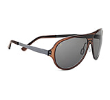 Image of Serengeti Alice Single Vision Prescription Sunglasses, Crystal Dark Brown Frame-7818SV