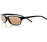 Image of Serengeti Rieti Drivers Lens Classic Sunglasses w/ Shiny Black Frame