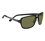 Image of Serengeti Nunzio Single Vision Prescription Sunglasses, Crystal Dark Brown Frame-7834SV
