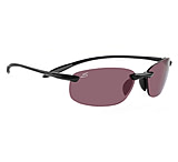 Image of Serengeti Nuvola Single Vision Prescription Sunglasses, Shiny Black Frame-7720SV
