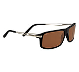 Image of Serengeti Rivoli Progressive Prescription Sunglasses, Satin Black Frame-7765PR