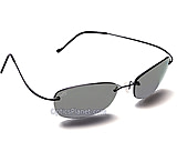 Image of Serengeti Stratus Titanium PolarMax Polarized Photochromic CPG Lens Sunglasses, Gunmetal Frame - 6845