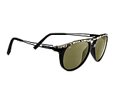 Image of Serengeti Udine Single Vision Prescription Sunglasses, Shiny Black Frame-7756SV