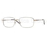 Image of Sferoflex SF 2197 Eyeglasses Styles: Matte Silver+part. Gold Frame w/Non-Rx 52 mm Lenses