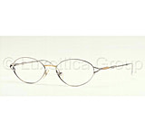 Image of Sferoflex SF 2510B Eyeglasses Styles: Silver And Light Gold Frame w/Non-Rx 53 mm Lenses