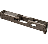 Shark Coast Tactical Greasy Custom Stripped Pistol Slide, Glock 43x, Black, 100-004-0300-01