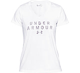 Image of SHED, Under Armour Tech Graphic Shorts Sleeve V-Neck Shirts - Women's