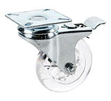 Image of Shop Fox Non-Marring Swivel Caster, Plate Mount with Lock