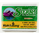 Image of Sierra Bullets .264 Caliber 150 Grain HPBT MatchKing 500 Rifle Bullets
