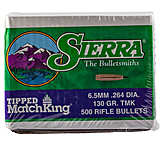 Image of Sierra Bullets .264 Caliber 130 Grain Tipped MatchKing Rifle Bullets
