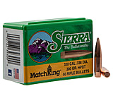 Image of Sierra Bullets .338 Caliber 300 Grain Hollow Point Boat Tail MatchKing Rifle Bullets