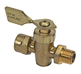 Image of Sierra International 03330010 1/4in Fnpt Male/Female Fuel Shut Off Valve