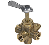 Image of Sierra International 03330410 Fnpt Four Way Valve 1/4in
