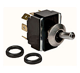 Image of Sierra International TG23020 Satin Chrome Tip Toggle Switch On Off On Dpdt