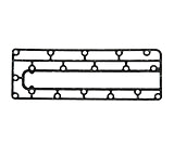 Image of Sierra International 1899148 Yamaha Outer Exhaust Cover Gasket Replaces 688 41114 A0