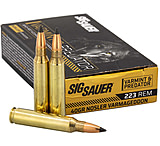 Image of SIG SAUER 223 Rem 40 Grain Nosler Varmageddon Brass Cased Rifle Ammunition