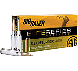 SIG SAUER Elite Accubond 6.5mm Creedmoor 140 Grain Bonded Tipped Brass Cased Rifle Ammunition