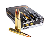 SIG SAUER SIG Match Grade Rifle Ammunition .30-06 Springfield 175 grain Open Tip Match Brass Cased Centerfire Rifle Ammunition