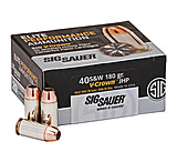 SIG SAUER Elite V-Crown .40 S&amp;W 180gr. JHP Pistol Ammo