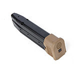 SIG SAUER P320 Full Size 9mm Luger 21 Round Pistol Magazine, Coyote, 1 Pack, Steel, MAG-MOD-F-9-21-COY-21RD
