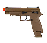 SIG SAUER Proforce Airsoft Pistol, M18, 6mm, Semi, Green Gas, Fixed White Dot Sights, Cyt Polymer, 20RD Mag, Coyote Tan, Small, AIR-PF-M18GG