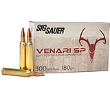 SIG SAUER Venari .300 Winchester 180 Grain Soft Point Brass Cased Rifle Ammunition