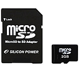 Image of Silicon Power microSD Memory Card - 1GB