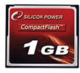 Image of Silicon Power Ultima 45x 1GB CompactFlash Card