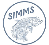 Image of Simms Fishing Products Tarpon Bones Sticker 79AC66B7