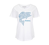Image of Simms Fishing Products W's Floral Bass T-Shirt 609A22A7