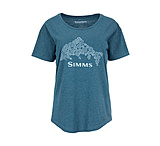 Image of Simms Fishing Products W's Floral Trout T-Shirt 623C92DF