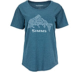 Image of Simms Fishing Products Floral Trout T-Shirts - Women's
