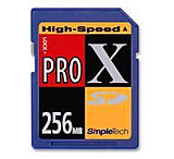 Image of SimpleTech High-speed ProX Secure Digital (SD) 256MB Memory Card
