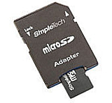Image of SimpleTech 128MB microSD Memory Card STI-MICROSD/128