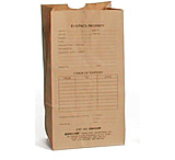 Image of Sirchie - Kraft Evidence Bag, Printed, 5inch X 3.125inch X 9.875", 100/pack