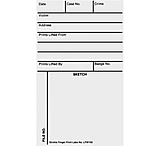 Image of Sirchie - Lifted Print Backing/sketch/record Cards, 3inch X 5inch Gloss White Back, 100/pack