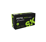 SK Pistol Match Special .22 Long Rifle 40 grain Lead Round Nose Brass Cased Rimfire Ammunition