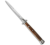 Image of SKM 13 Italian Stiletto Automatic Knife Staminawood 5.7 Satin Bayonet 9A72832F