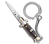 Image of SKM 2.75 Keychain Stiletto Automatic Knife Brown 1.2 Satin Flat 82178650