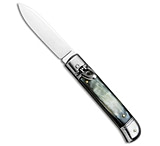 Image of SKM Classic 8 Lever Lock Automatic Italian Knife Brazilian Horn 3.2 Polish 50025416