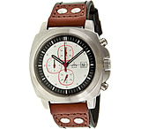 Image of Skytimer 50763 Quartz Pilot Mens Watch - Silver Case, Black/White Dial