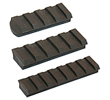 Image of Slide Fire Solutions Assorted Rail Pack Includes One Of Each Size 4 Slot 1.92 Inch/5 Slot 2.15 Inches/7 Slot 2.94 Inches OD Green 12-0103-01