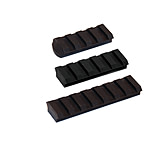 Image of Slide Fire Solutions Assorted Rail Pack Includes One Rail Section Of Each Size - 4 Slot 1.92 Inch/5 Slot 2.15 Inches/7 Slot 2.94 Inches Black 12-0103-00