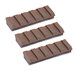 Image of Slide Fire Solutions Rail Pack Includes Three 5 Slot Rail Sections 2.15 Inches Dark Earth 12-0105-02