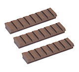 Image of Slide Fire Solutions Rail Pack Includes Three 7 Slot Rail Sections 2.94 Inches Dark Earth 12-0106-02
