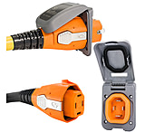 Image of SmartPlug 50 Amp Non Metallic Gray Inlet &amp; Plug Combo