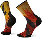 Image of Smartwool Athlete Edition Run Raven Print Crew Socks - Men's