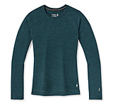 Smartwool Classic Thermal Merino Base Layer Crew - Womens, Twilight Blue Heather, Extra Small, SW016369G751-XS